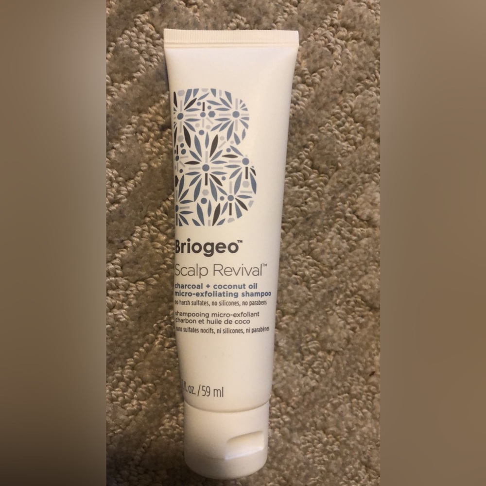 Briogeo Scalp Revival 2oz charcoal +coconut oil Micro-exfoliating Shampoo